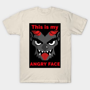 Angry face demon T-Shirt